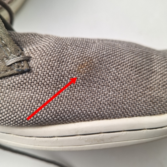 Ben Sherman Payton Men Sz 11 Gray Fabric Lace Up Chukka Boots - Picture 10 of 14